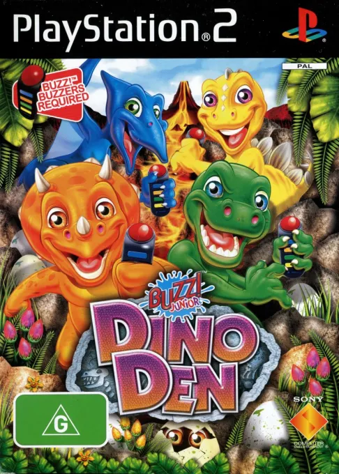 Buzz! Junior - Dino Den (Europe) (En,Sv,No,Da,Fi,Pl,Ru,Cs)